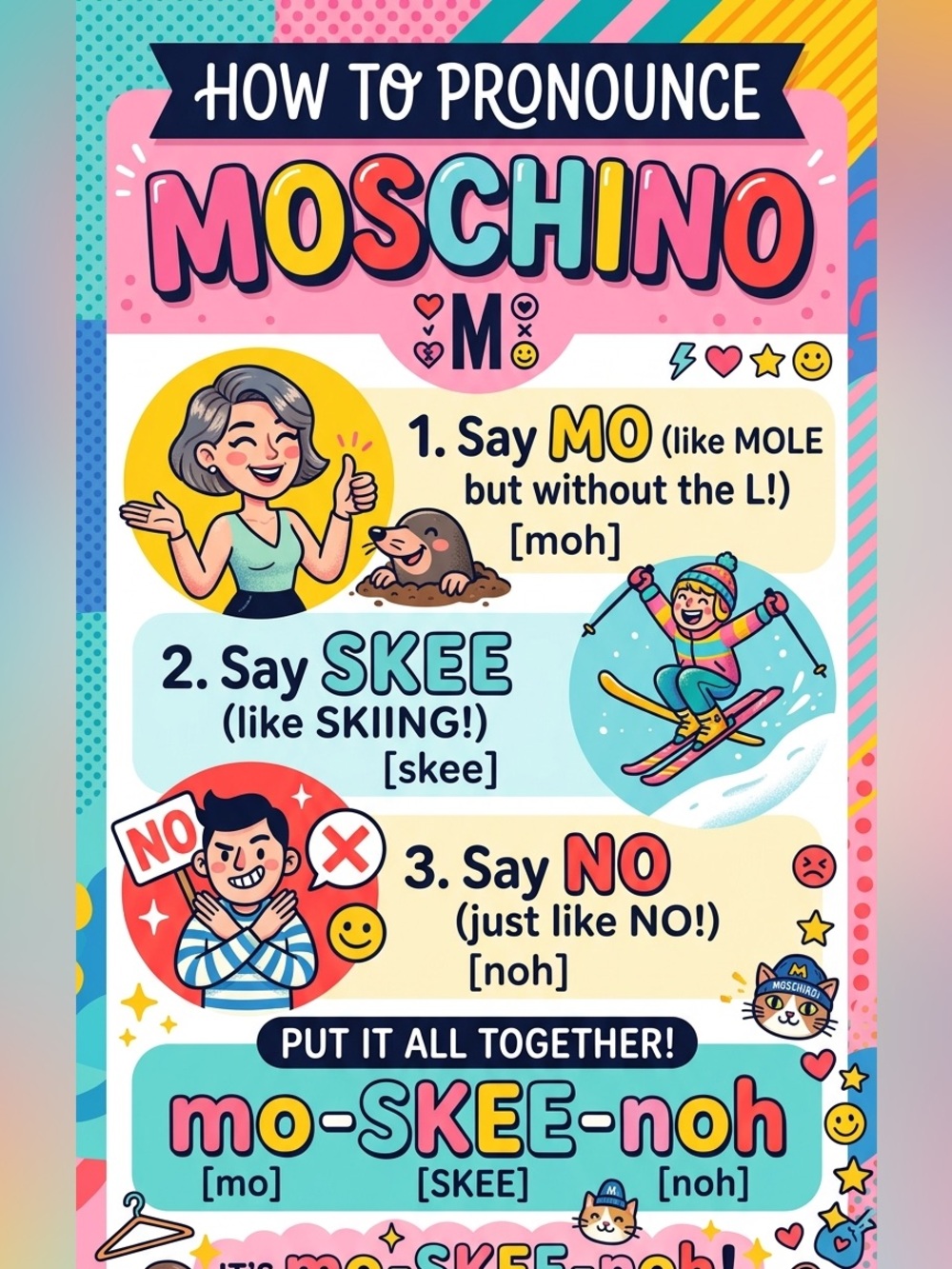Moschino poster